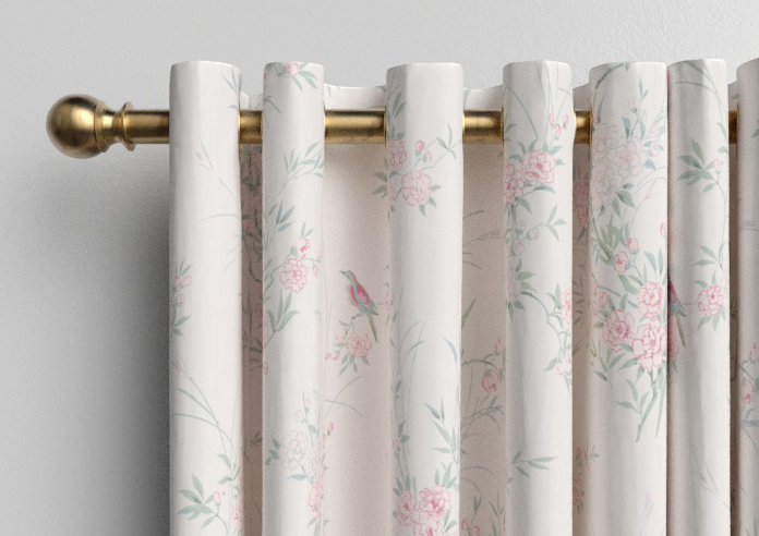 Shabby Chic by Rachel Ashwell Bird Chinoiserie, Blossom - Made to Measure Curtains - Image 12